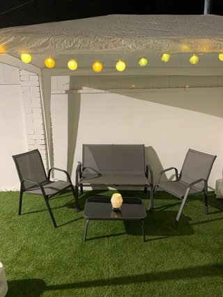 Conjunto de Jardín Gris