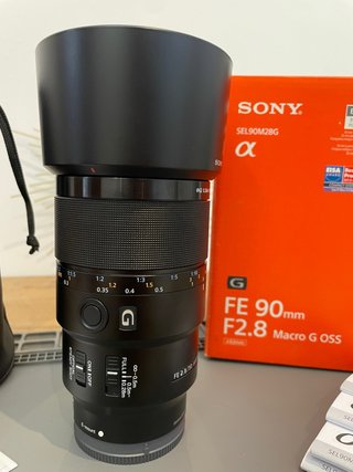 Objetivo Sony FE 90mm f/2.8 Macro G OSS (REESTRENO