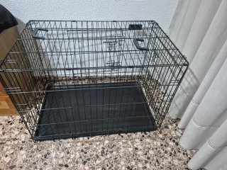 Jaula Grande para Perro 90x56x60 plegable