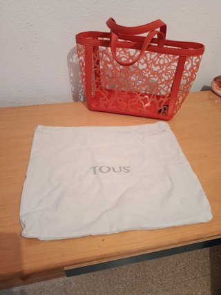 Bolso Tous Rosa original coral lentejuelas Kaos