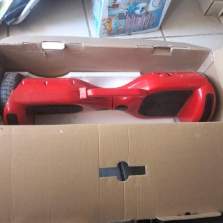 Hoverboard Rojo patín + Smartgyro Kart (silla)