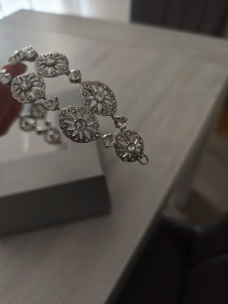 Tiara Pronovias Plata