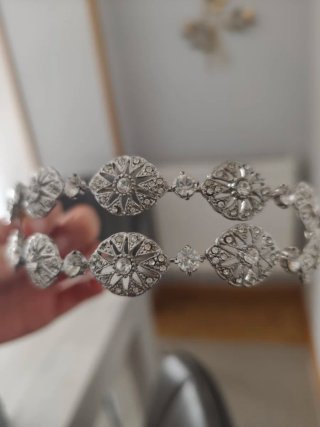 Tiara Pronovias Plata