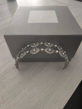 Tiara Pronovias Plata