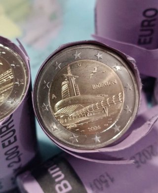 Moeda de 2 Euros Bremen