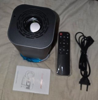 Mini Proyector Inteligente Portátil Negro/Gris