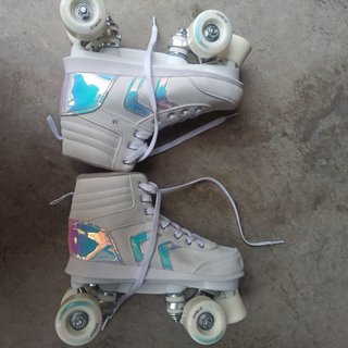 Patines 4 ruedas blancos talla 38