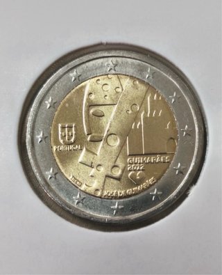 Moeda 2 Euros Comemorativa Guimarães 2012