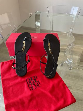 Sandalias Planas Carolina Herrera Talla 38