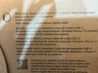 Apple Watch Ultra Negro