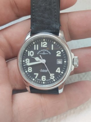 Zeno-Watch Basel Reloj Automático Negro