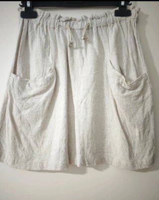 Falda Pull & Bear Beige
