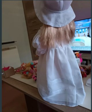 Muñeca antigua de comunión