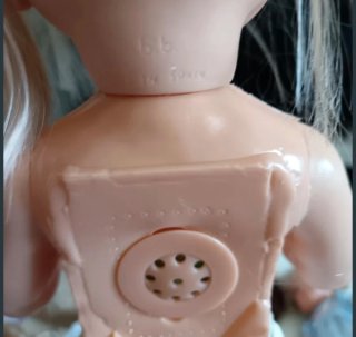 Muñeca antigua de comunión