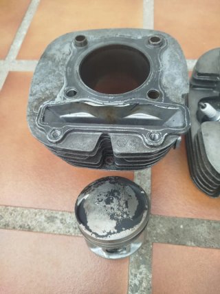 Culata, Cilindro y Pistón Yamaha SR 250