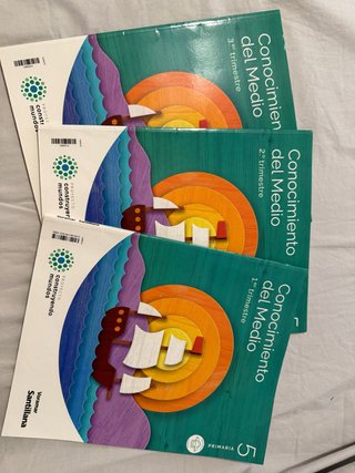 Libros Santillana Conocimiento del medio 5 primari