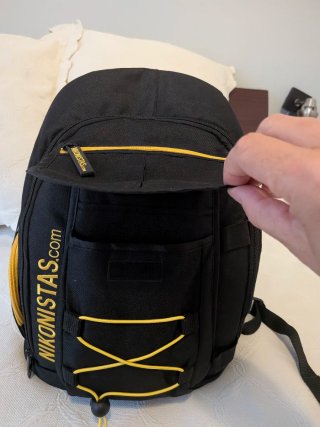Mochila para cámara Nikonistas acolchada