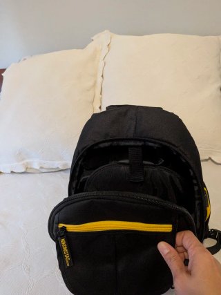 Mochila para cámara Nikonistas acolchada