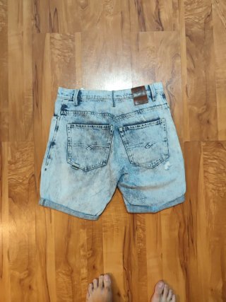 Bermudas Salsa rotas lavado claro Talla 40