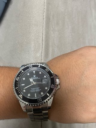 Reloj Rolex Submariner Plata Negro