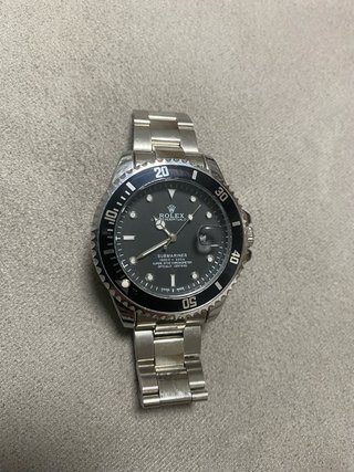 Reloj Rolex Submariner Plata Negro