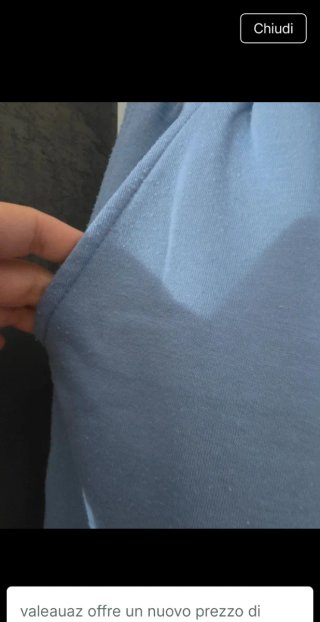 Tuta e maglioncino azzurri