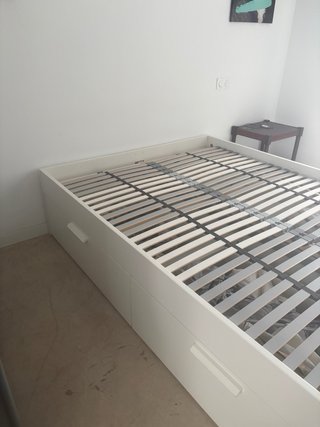 Estructura cama 140cm con cajones
