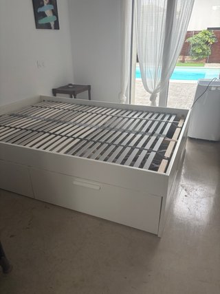 Estructura cama 140cm con cajones