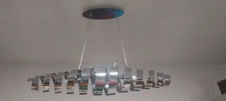 Lámpara de techo metálica