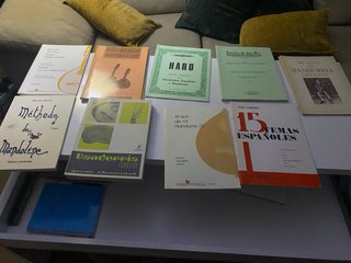 Lote métodos bandurria y mandolina