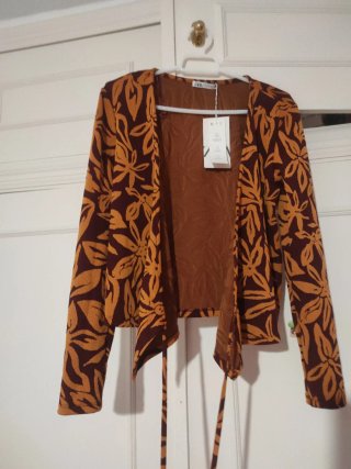 Conjunto Zara estampado floral