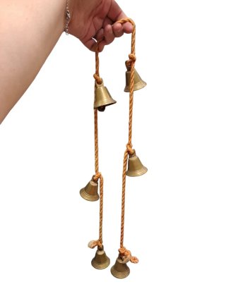 Decorazione da appendere con 6 campanelle
