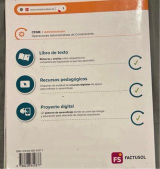 Libro Operaciones Administrativas de Compraventa