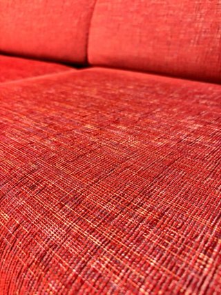 Sofá 2 Plazas Extensible Rojo