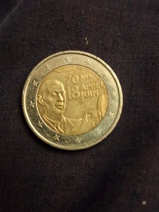 Moneda 2 Euros Francia 2010 Conmemorativa