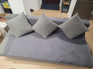 Divano letto Ikea ALVDALEN grigio