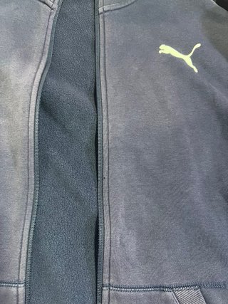 Sudadera Puma Azul con Cremallera