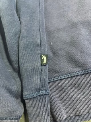 Sudadera Puma Azul con Cremallera