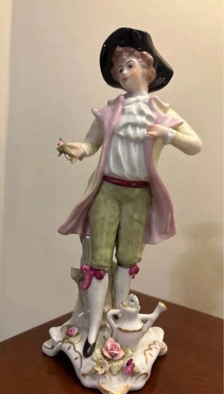 Figura de Porcelana Alemana Sitzendorf