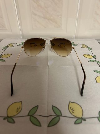 Gafas Ray-Ban Aviator Doradas Marrones
