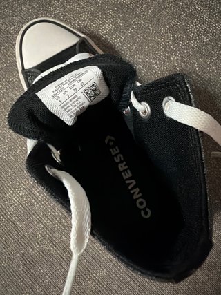 Converse All Star Negro Brillante Mujer
