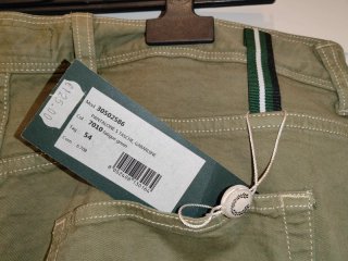 Pantalone Fred Perry verde kaki, taglia 54 / W44
