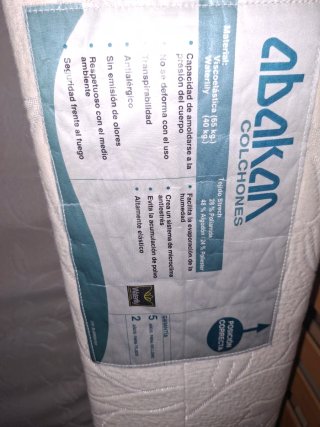 Colchón Abakan Viscoelástico