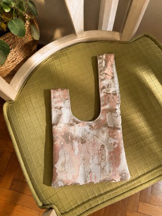 Bolso de fiesta dorado y rosa