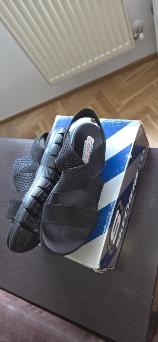 Sandalias Skechers Negras Talla 39