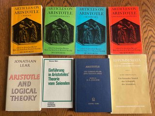 8 Rare Aristotle Philosophy Books (1964-1980)
