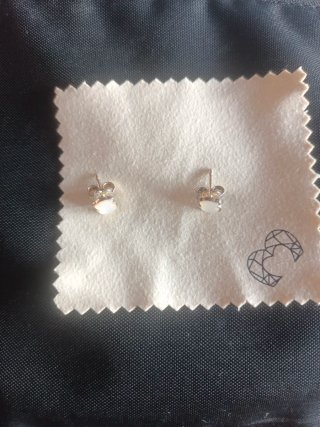 Pendientes Tous Plata y Blanco