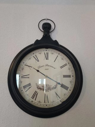 Reloj Louis Barnard Negro y Blanco