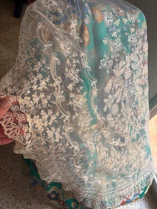 Manteletas Falleras Doradas