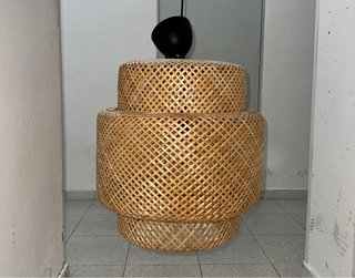 Lámpara de techo de bambú
